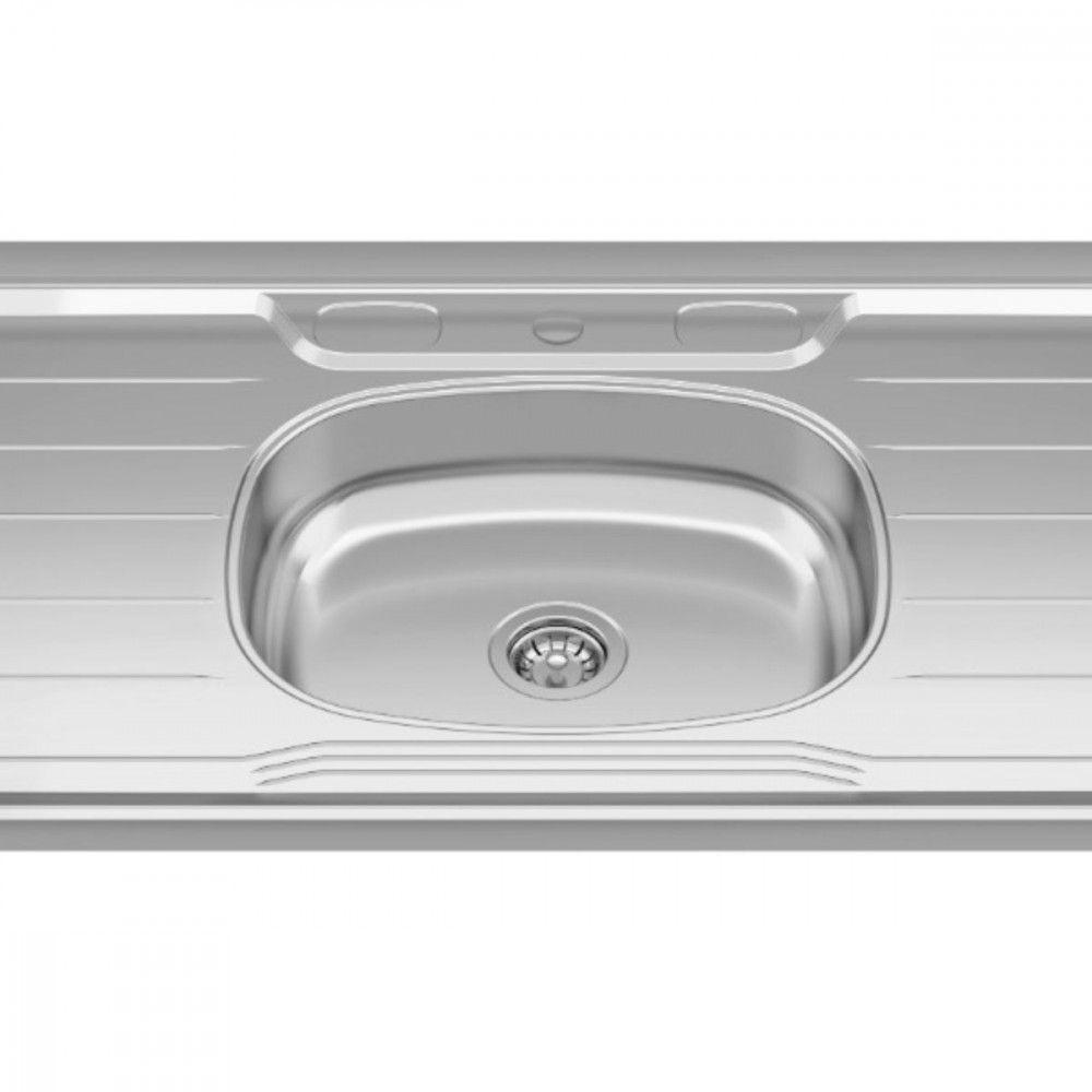 Bacia Inox 1,60x0,53 Duranox Cuba Central Inox - 10