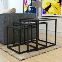 Trio Mesa Lateral Isabela Preto - 1