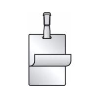 Película Auto Plastificante Crachá Vertical Caixa 100 Unds - 1
