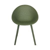 Cadeira área Externa De Pp Marina Com Base Desmontável Verde G56 - Gran Belo - 5