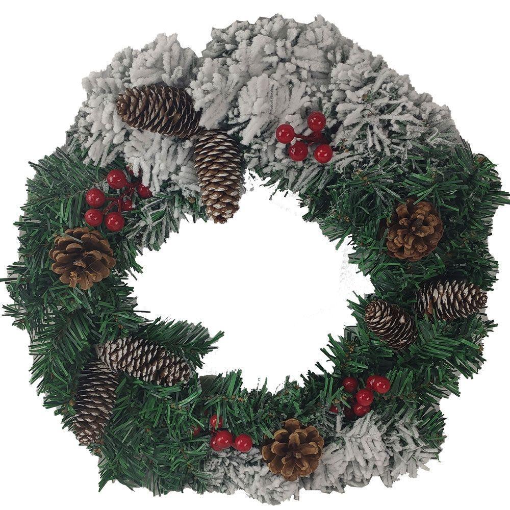 Guirlanda De Natal Porta Natalino Janela Enfeite Festa - 1