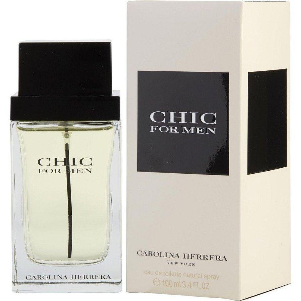 Perfume Masculino Chic Carolina Herrera Eau De Toilette Spray 100 Ml - 1