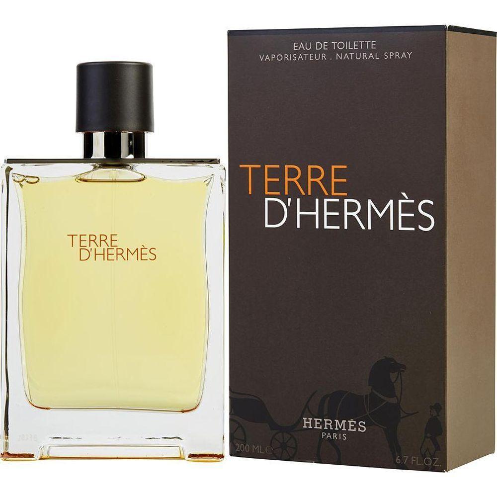 Perfume Masculino Terre D'hermes Hermes Eau De Toilette Spray 200 Ml - 1