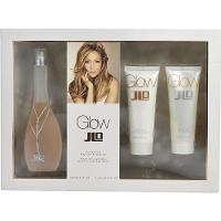 Cx De Presente Feminino Glow Jennifer Lopez Eau De Toilette Spray 100 Ml + Loção Corporal 75 Ml + Gel De Banho 75 Ml - 1