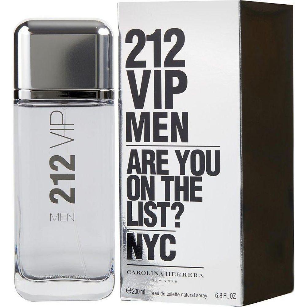 Perfume Masculino 212 Vip Carolina Herrera Eau De Toilette Spray 200 Ml(nova Embalagem) - 1