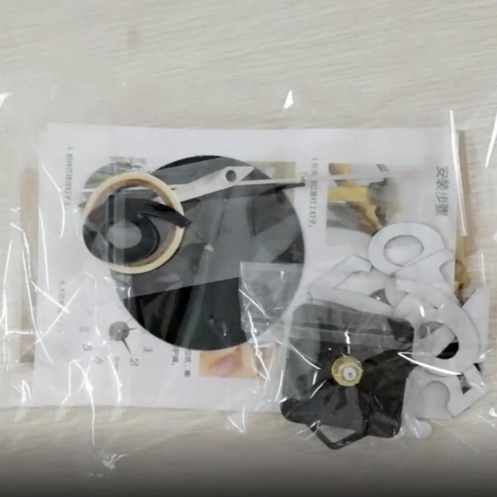 Relogio De Parede 3d 50cm Preto Grande Casa Sala Escritorio Decoração Adesivo Luxo - 5