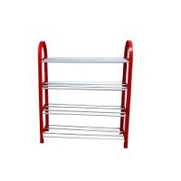 Sapateira 16 Sapatos Desmontavel Com 4 Prateleiras Vertical 8 Pares Aluminio - 3