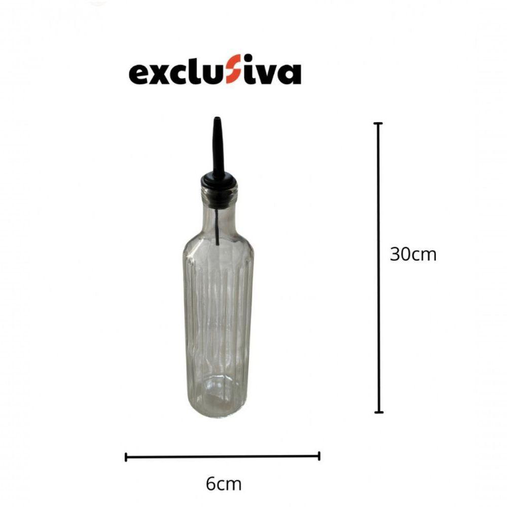 Galheteiro Garrafa De Azeite Tampa Dosadora 500ml Vegas Lyor - 4