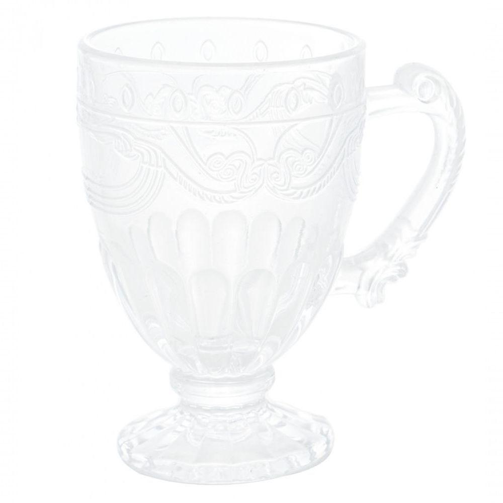 Jogo De 6 Caneca Xícara Cappuccino Cristal Imperial 190 Ml - 3