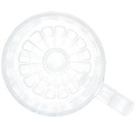 Jogo De 6 Caneca Xícara Cappuccino Cristal Imperial 190 Ml - 5