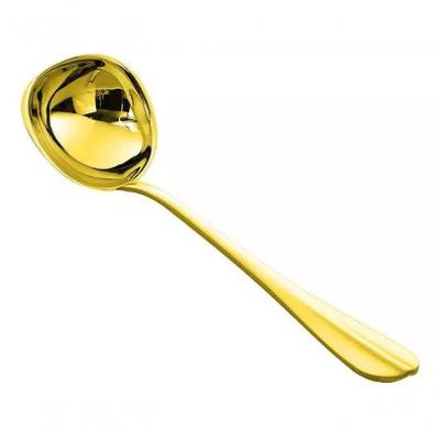 Concha Para Servir Dourada Inox Valentina - Mimo Style