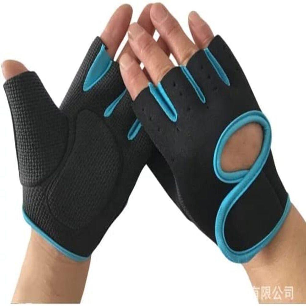 Luva Neoprene Academia Halteres Crossfit Treino Musculação Esportes Profissional Ajustavel - 2