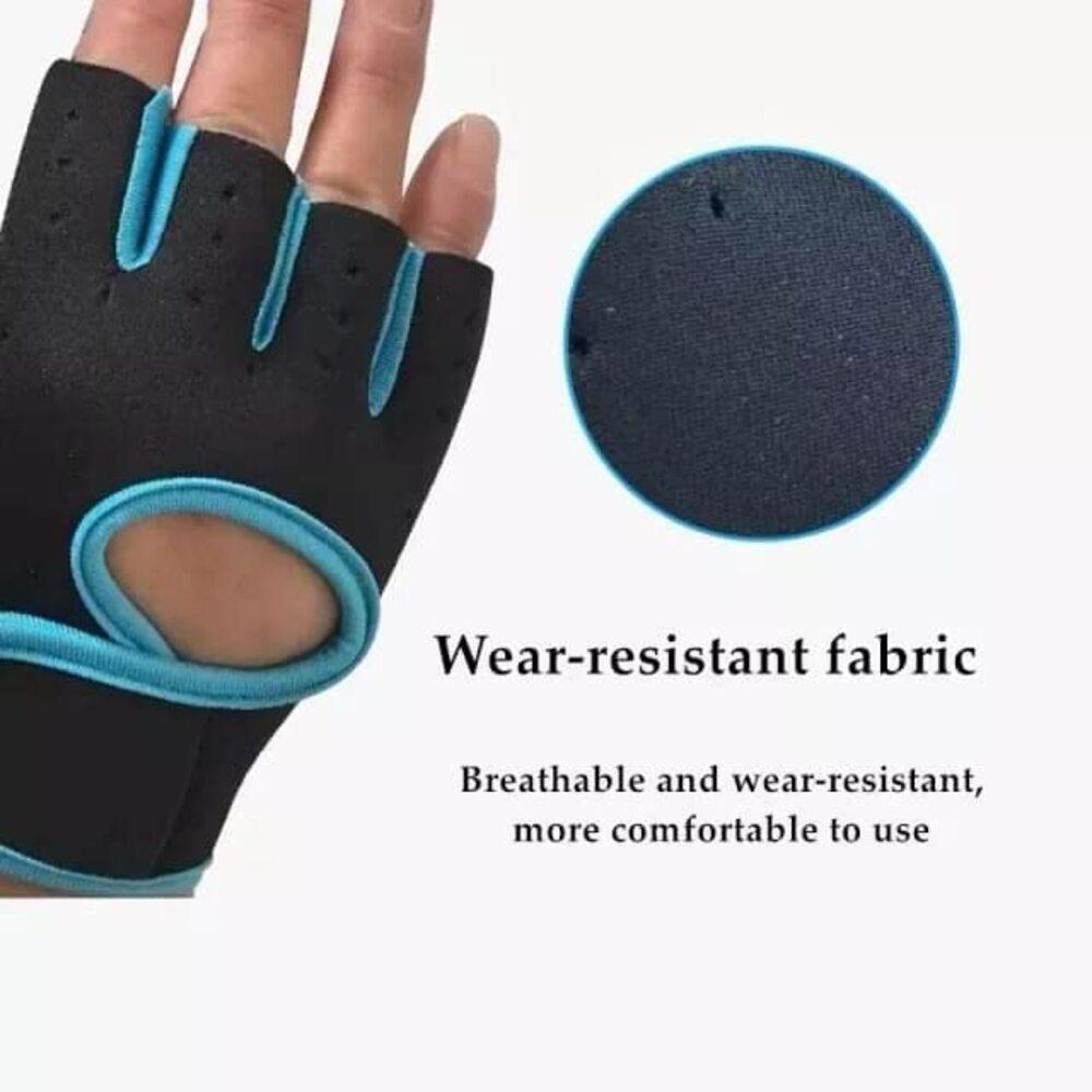 Luva Neoprene Academia Halteres Crossfit Treino Musculação Esportes Profissional Ajustavel - 7