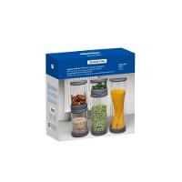 Jogo De Potes De Vidro Herméticos Tramontina Purezza Em Borosilicato Com Tampa - 7