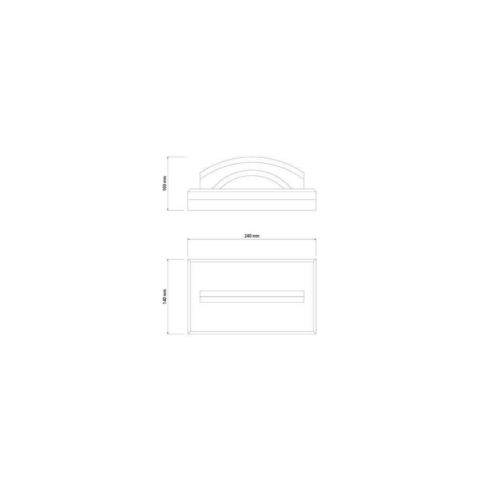 Desempenadeira De Madeira Com Base De Espuma Tramontina Sem Dentes Com Cabo De Madeira - 2