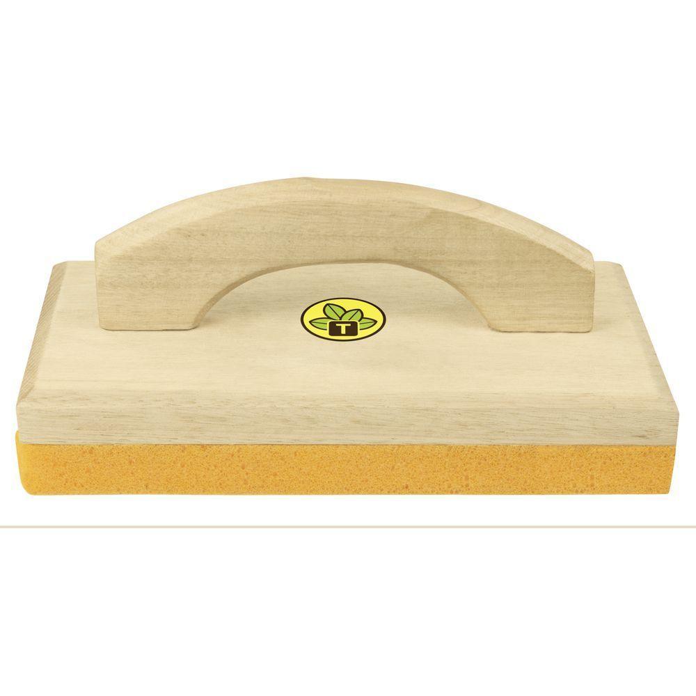 Desempenadeira De Madeira Com Base De Espuma Tramontina Sem Dentes Com Cabo De Madeira - 6