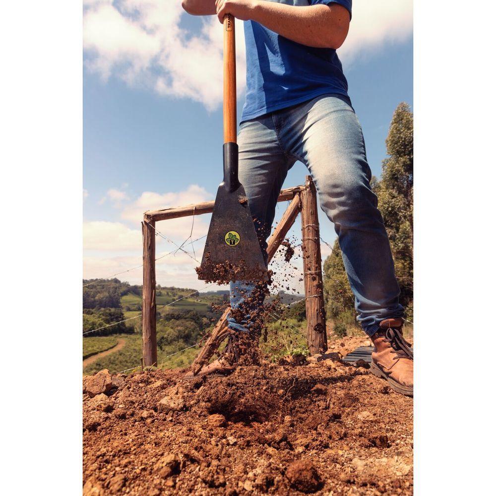 Cavadeira Reta Metálica Tramontina Com Cabo De Madeira 120 Cm - 6
