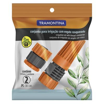 Kit 10 Conjunto Para Irrigação Tramontina Para Mangueira 1-2