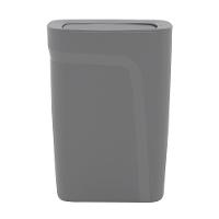 Lixeira Tramontina Compact Em Polipropileno Cinza Com Tampa Basculante 10,5 L - 3