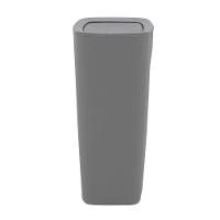 Lixeira Tramontina Compact Em Polipropileno Cinza Com Tampa Basculante 10,5 L