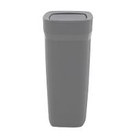 Lixeira Tramontina Compact Em Polipropileno Cinza Com Tampa Basculante 10,5 L - 5