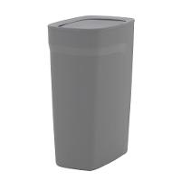 Lixeira Tramontina Compact Em Polipropileno Cinza Com Tampa Basculante 10,5 L - 7