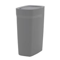 Lixeira Tramontina Compact Em Polipropileno Cinza Com Tampa Basculante 10,5 L - 9