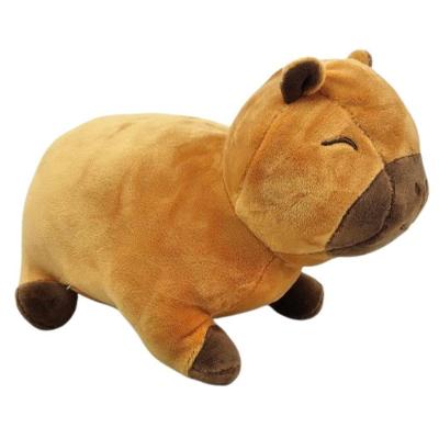 Capivara Pelúcia Marrom 22 Cm Comprimento Macia E Fofinha