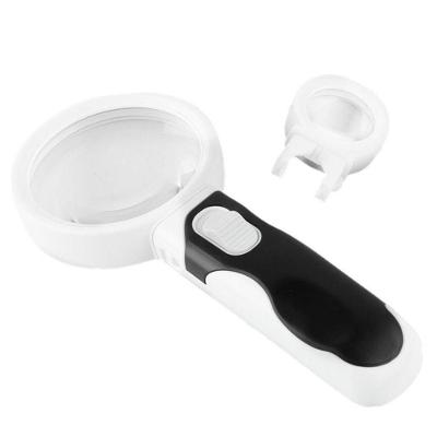 Lupa Led 90mm 2 Lentes 5x E 16x