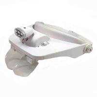 Lupa Profissional Mg81001e Branca Com Led E 4 Lentes - 1