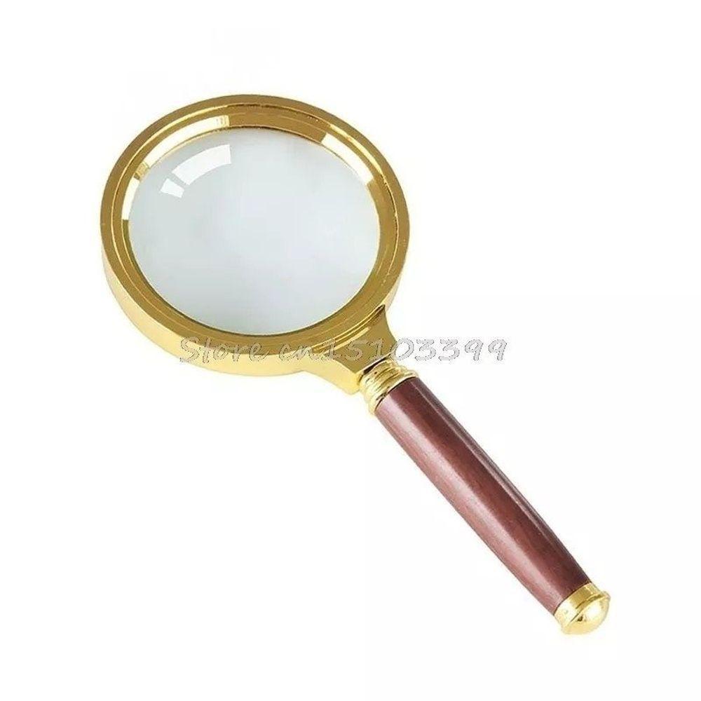 Lupa De Luxo Mogno De 90mm Aumenta Até 3.5 Vezes - 1