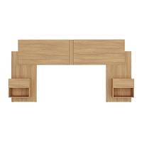 Cabeceira Casal/queen Com 2 Mesas De Cabeceira 232cm Multimóveis Mp4317 Madeirado Madeirado - 7