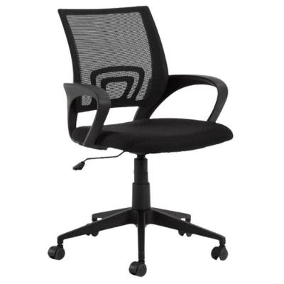 Cadeira De Escritório Secretária Base Preta Com Rodinha Fortt Porto Preta CSF01-P