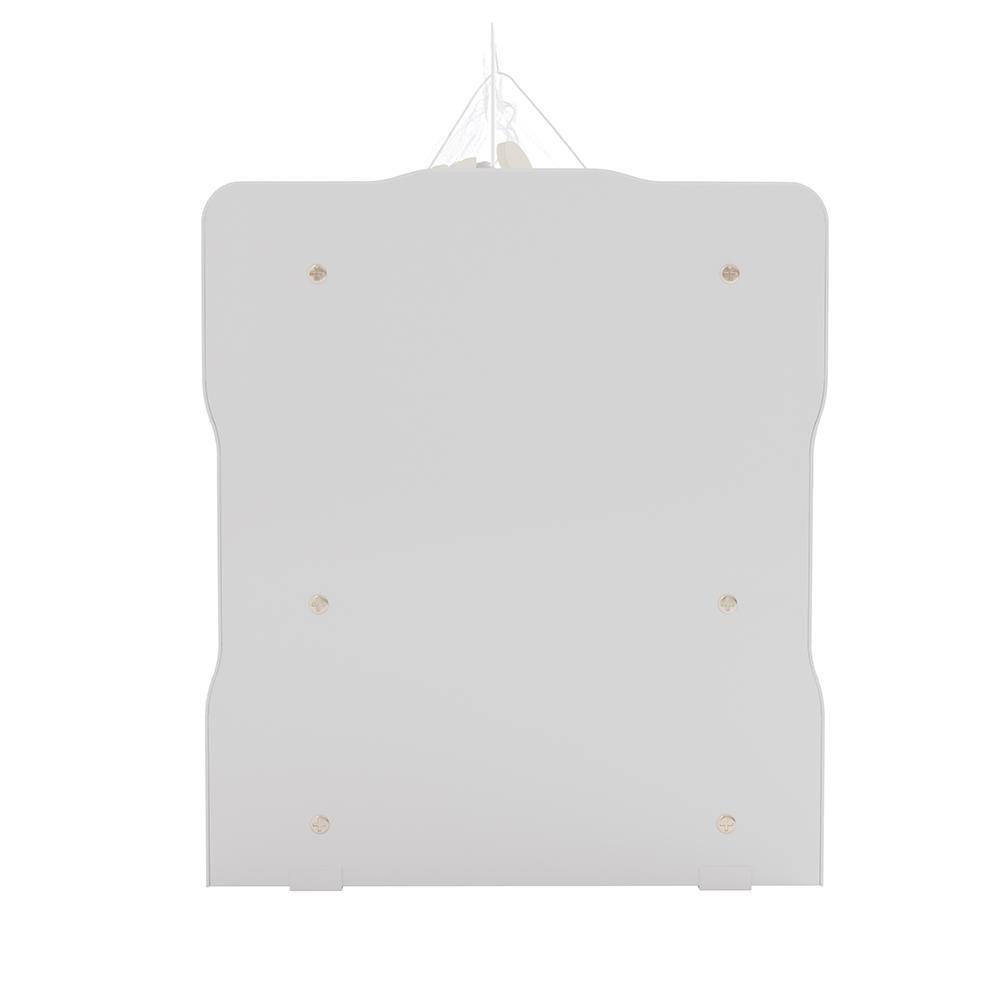 Berço Para Boneca Cristal Ursinho C02 Brinquedo Infantil Branco Lyam Decor - 4