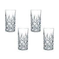 4 Copos Altos Noblesse Em Vidro Cristal 375ml Nachtmann - 1