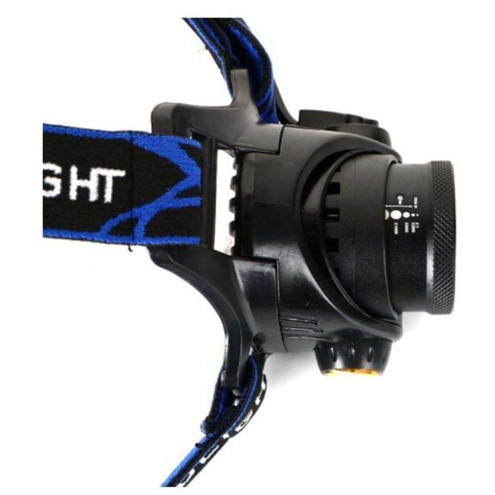 Lanterna de Cabeca Led Cree com Zoom em Aluminio Regulavel - 3