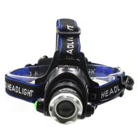 Lanterna de Cabeca Led Cree com Zoom em Aluminio Regulavel - 1