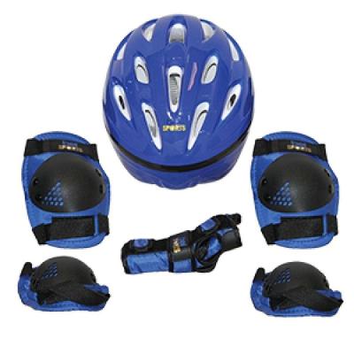 Kit De Proteção Radical C/ Capacete Tam. P Azul Bel Sports
