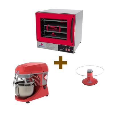 Kit Confeiteiro - Batedeira Bpel05premium + Forno Prp004 Plus + Bailarina - 220v - Braesi 220v