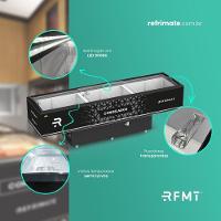 Expositor Ilha Vanguard Top De Congelados E Resfriados Vidro Semicurvo 2,00m Eivt Refrimate 220v - 4