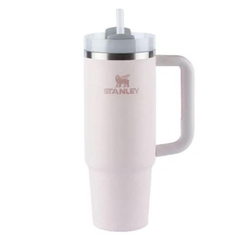 Garrafa Térmica Quencher 2.0 Rose Quartz 887ml Stanley Rosa Claro - 1