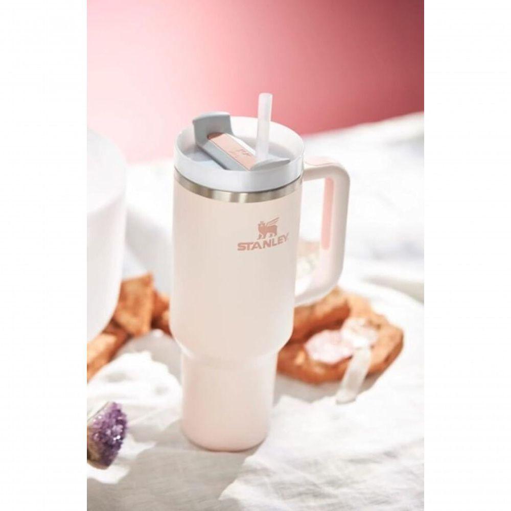 Garrafa Térmica Quencher 2.0 Rose Quartz 887ml Stanley Rosa Claro - 3