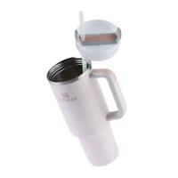 Garrafa Térmica Quencher 2.0 Rose Quartz 887ml Stanley Rosa Claro - 2