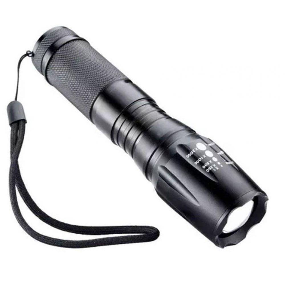 Lanterna Tática Policial Militar X900 Bateria Recarregável - 1