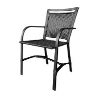 Conjunto Mesa Redonda 1,00 Com 4 Cadeiras Betta Em Alumínio Área Externa Preto - 6