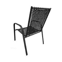 Kit 4 Cadeiras Roma Em Alumínio Área Externa Preto - 3