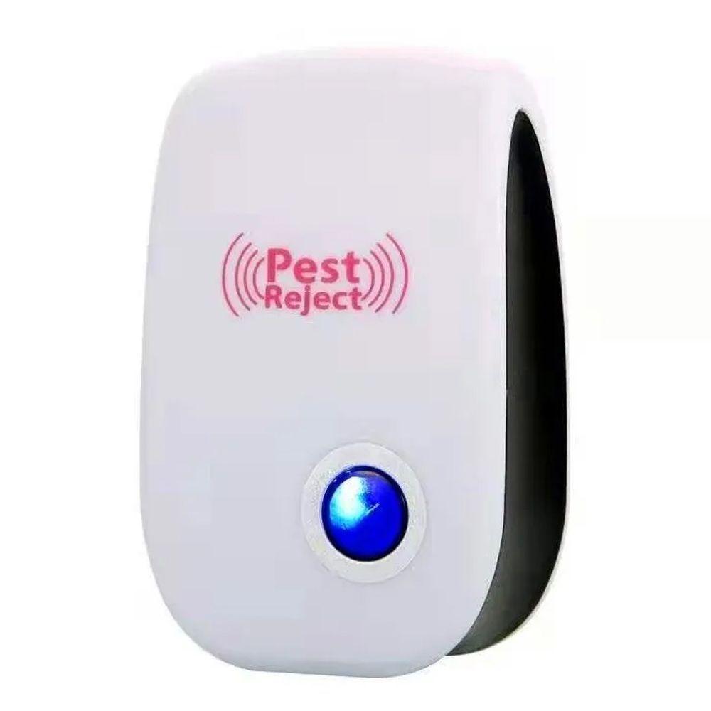 Repelente Eletrônico Ultrassônico Espanta Ratos Baratas Cor:branco - 1
