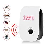 Repelente Eletrônico Ultrassônico Espanta Ratos Baratas Cor:branco - 2