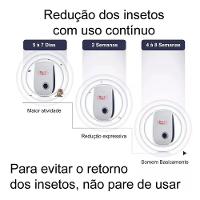Repelente Eletrônico Ultrassônico Espanta Ratos Baratas Cor:branco - 6
