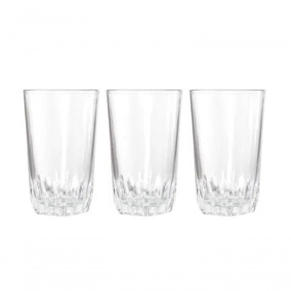 Jogo Copos Vidro Cristal 3 Peças 325 Ml - 1